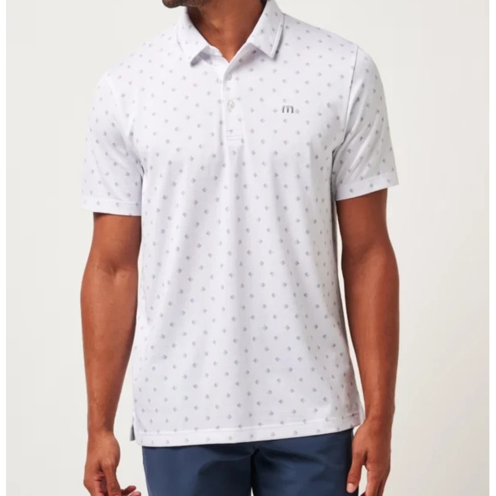 Travis Mathew Perfect Saturday Night Stay Performance Golf Polo Shirt Men XXL